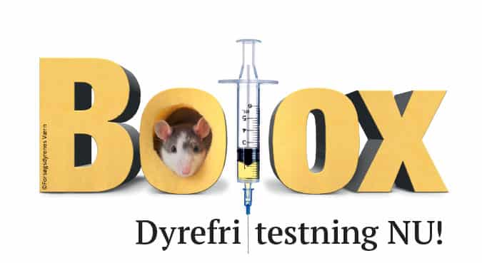 Forsøgsdyrenes Værn Botox dyrefri testing nu
